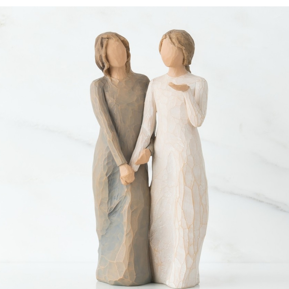 My sister, my friend willow tree figurine